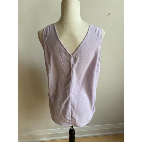 𝅺NORDSTROM Bnwot Women Purple Tank Top New V Neck - Picture 4 of 7